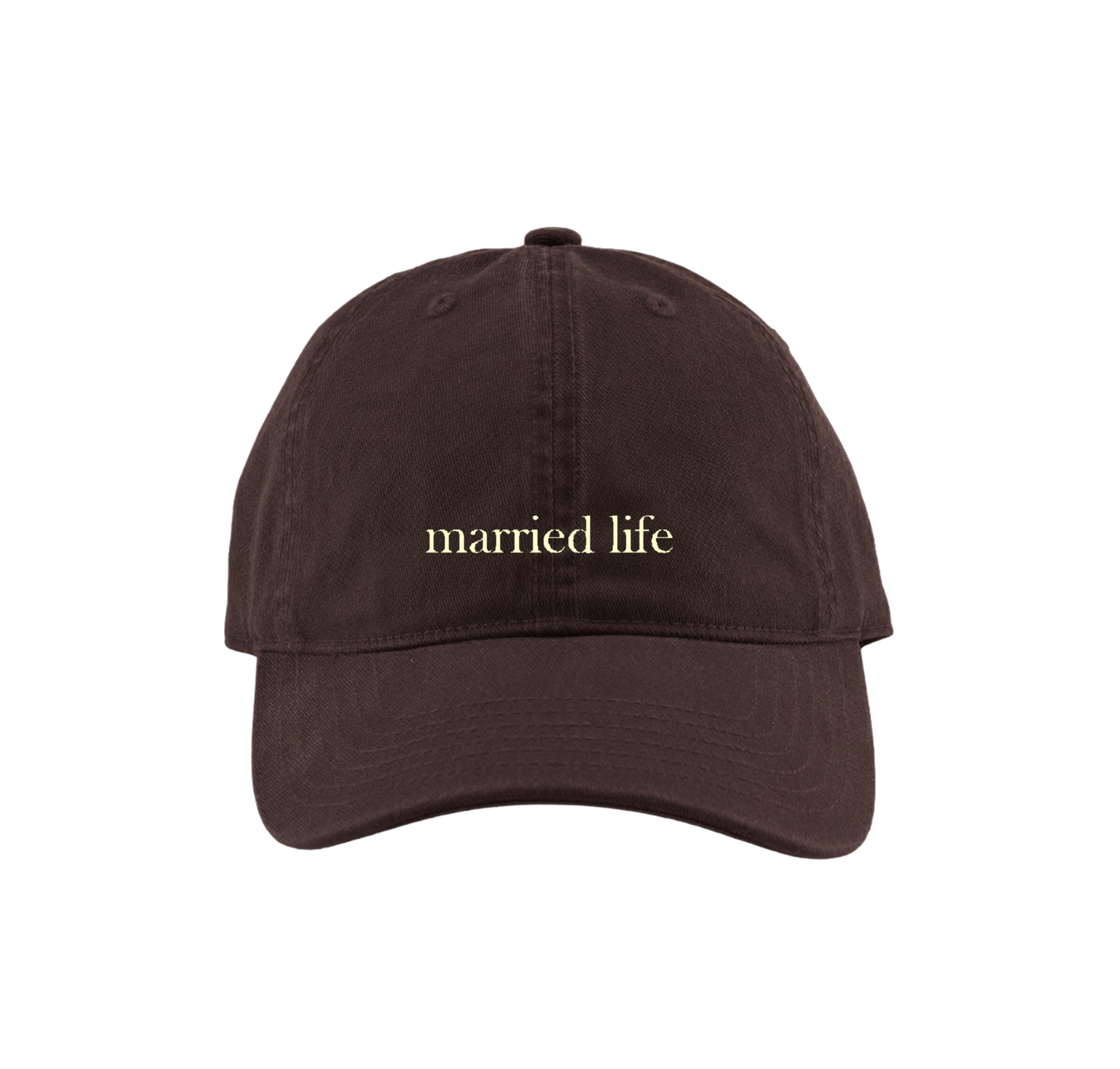 Married Life Brown Hat front on shot