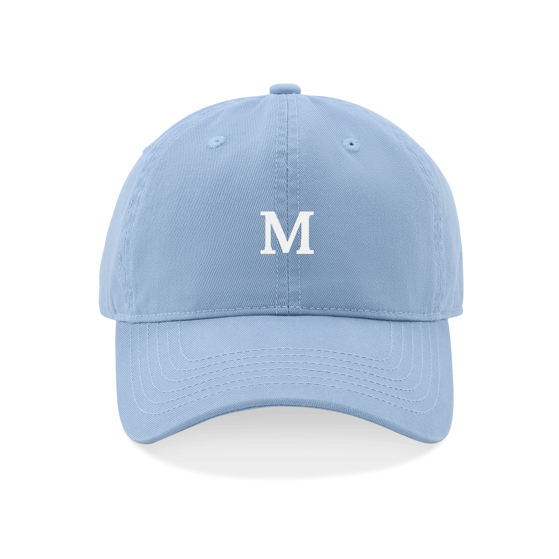 Sky Blue Monogrammed Hat