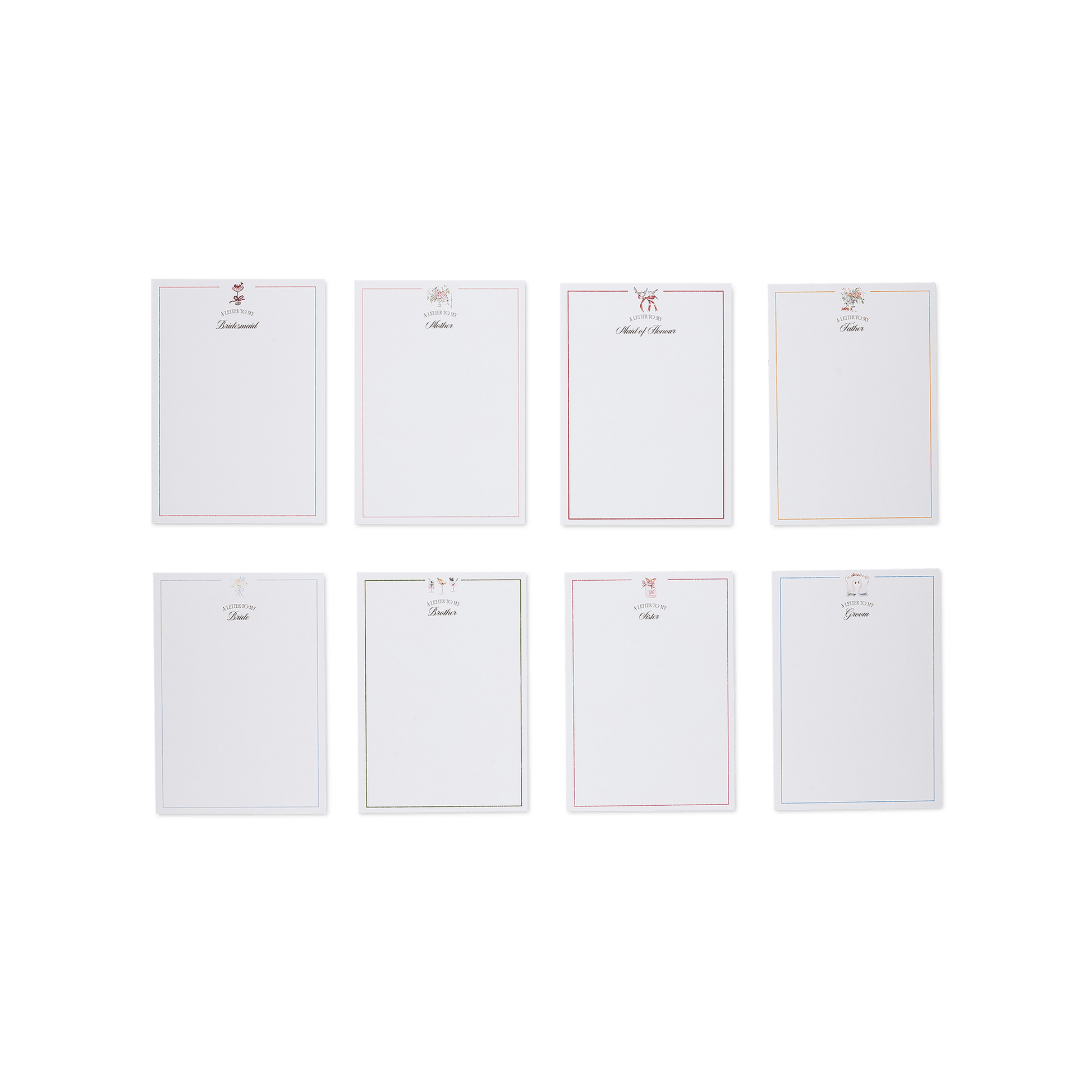 Kolekcja 8 dedykowanych listów