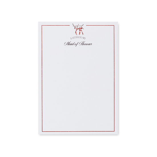 Letter to Maid of Honour