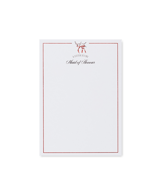 Letter to Maid of Honour