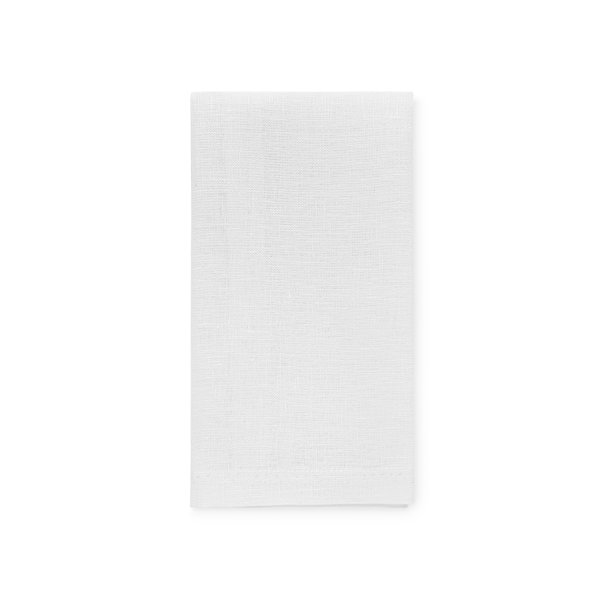 Biała lniana serwetka, na której pokazana jest Twoja personalizacja.