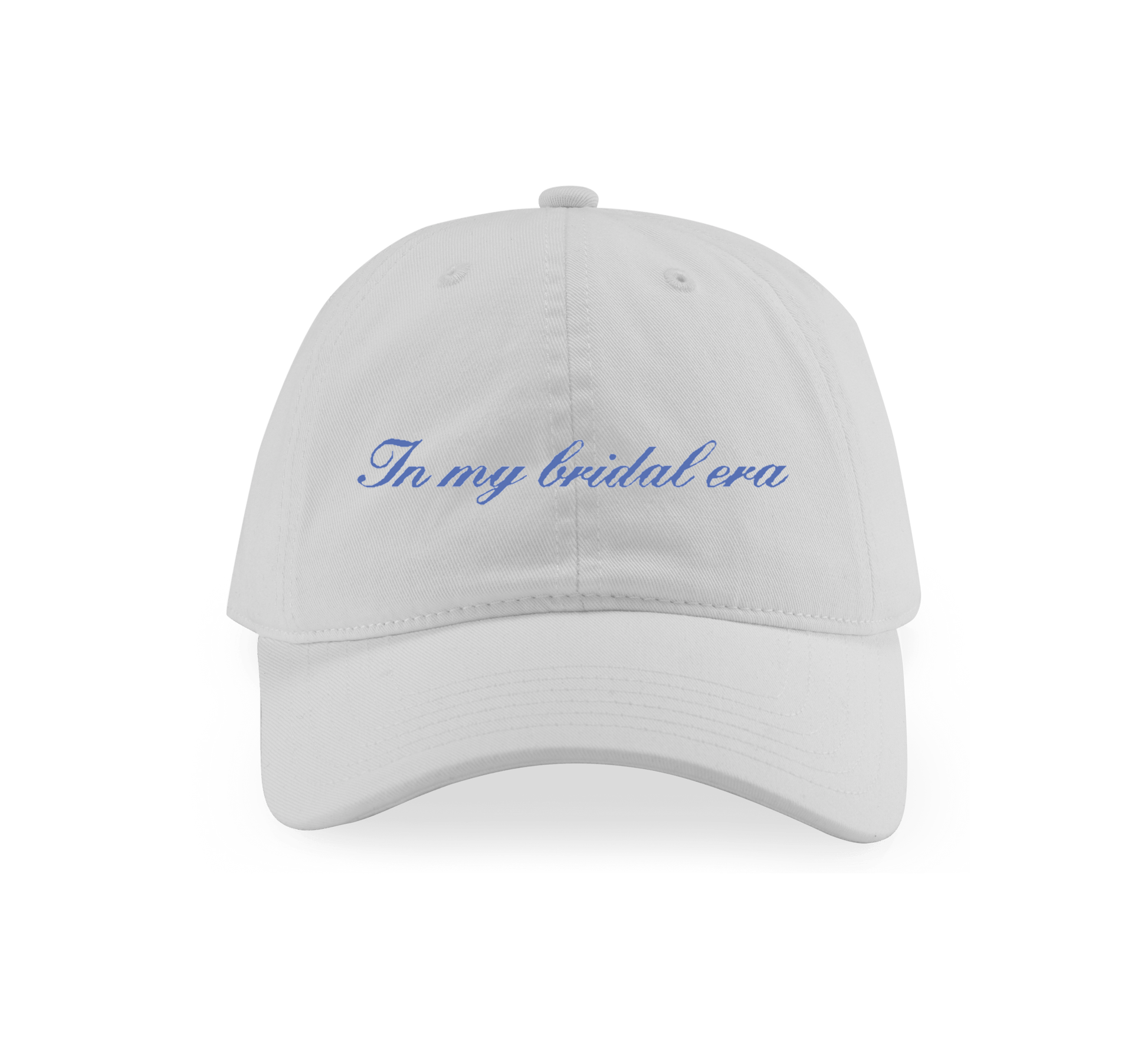 In my bridal white hat