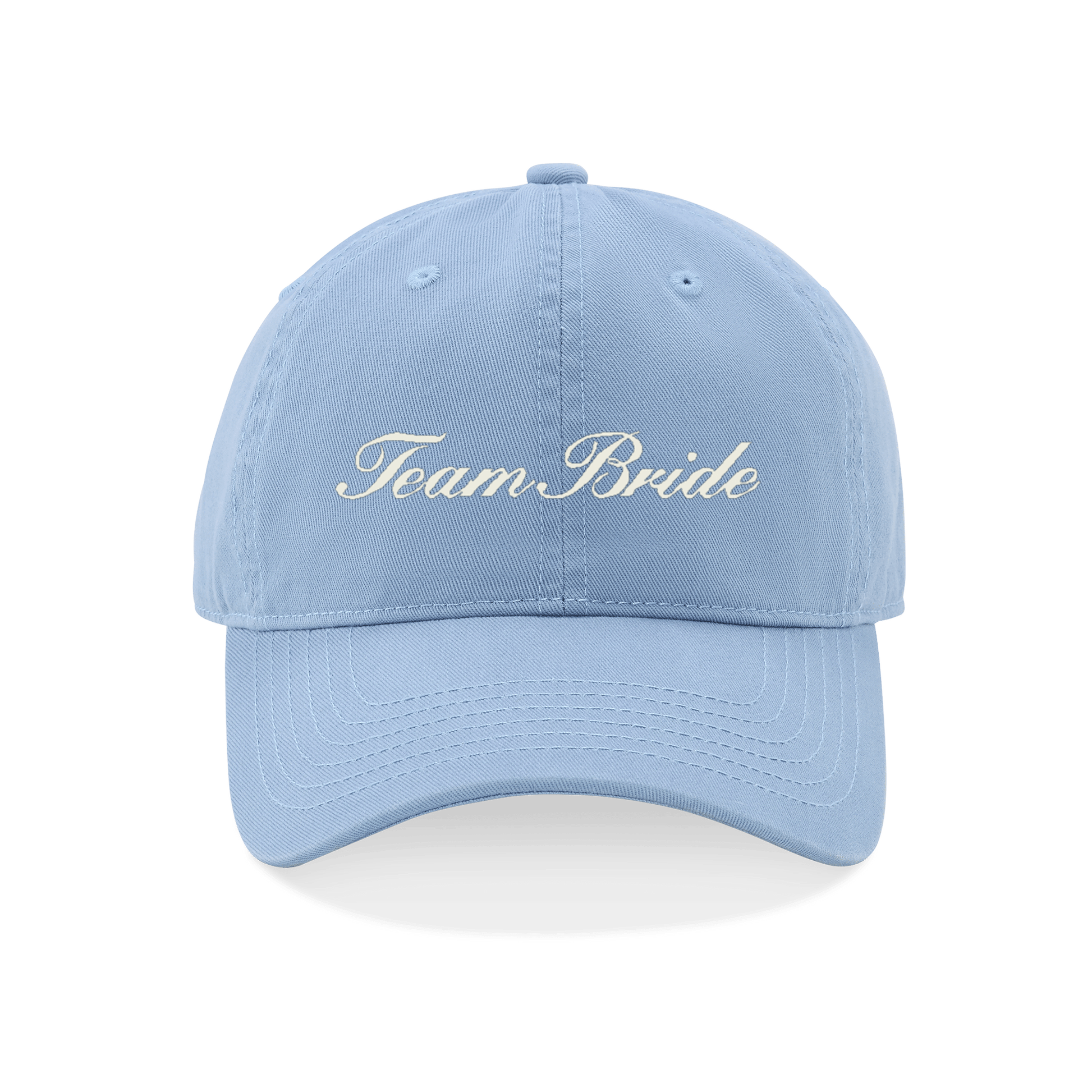 Sky Blue Team Bride hat